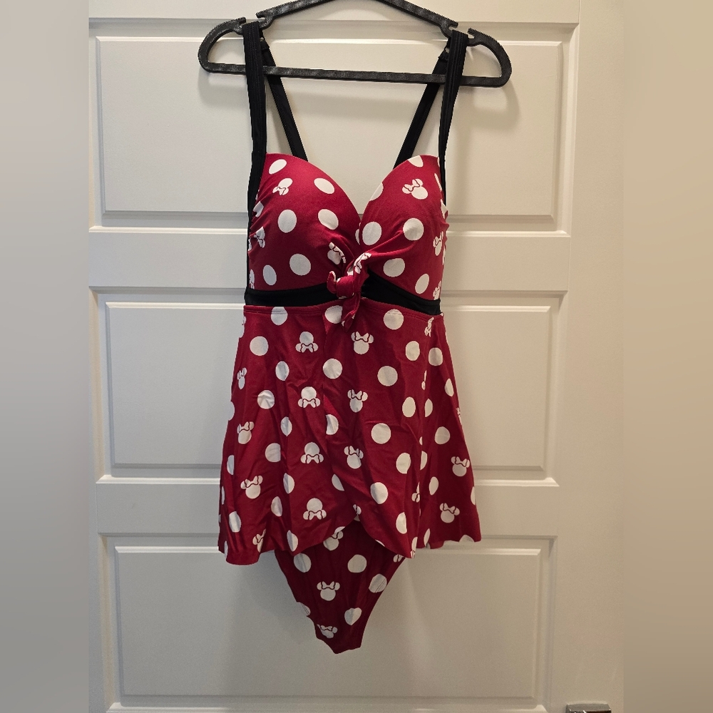 Torrid Red Polka Dot One Piece Swimsuit